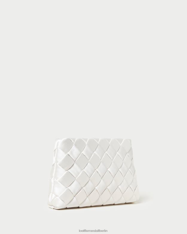Loeffler Randall Frauen Aviva gewebte Puff-Clutch RHV8H351 Creme Taschen