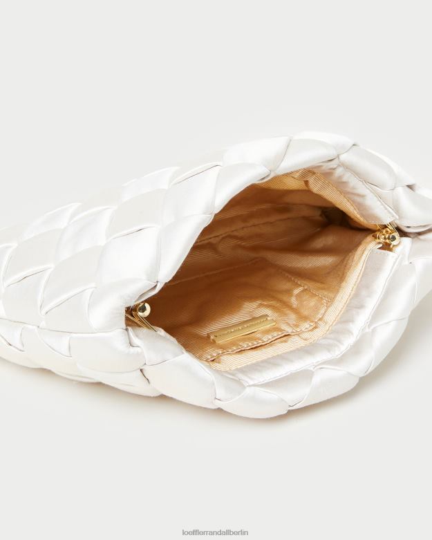 Loeffler Randall Frauen Aviva gewebte Puff-Clutch RHV8H351 Creme Taschen