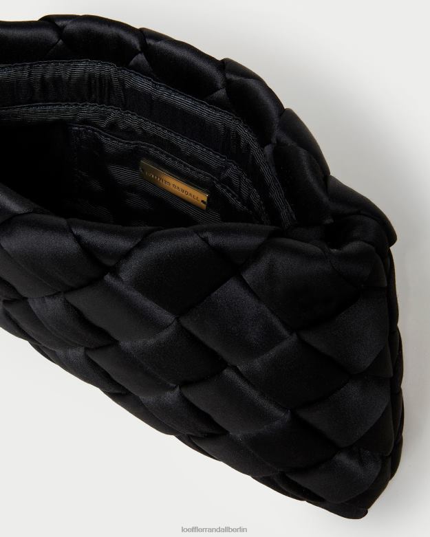 Loeffler Randall Frauen Aviva gewebte Puff-Clutch RHV8H355 Schwarz Taschen