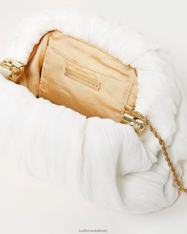 Loeffler Randall Frauen Bailey Plissee-Clutch mit Kuppel RHV8H360 Perle Taschen