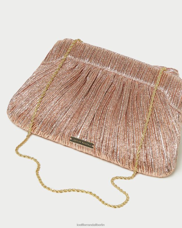 Loeffler Randall Frauen Clutch mit Rayne-Schleife RHV8H363 Düne Taschen