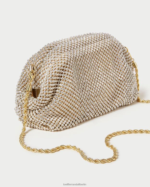 Loeffler Randall Frauen Doris Mini-Beutel mit Diamanten RHV8H356 Gold Taschen