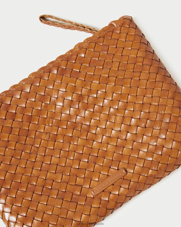 Loeffler Randall Frauen Flache, gewebte Marissa-Clutch RHV8H353 Holz Taschen