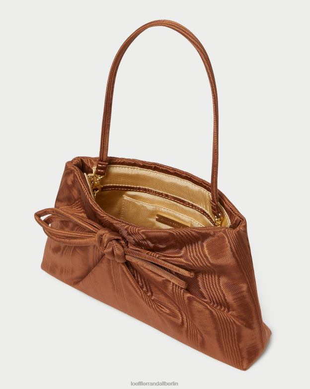 Loeffler Randall Frauen Iona-Clutch mit Puffschleife RHV8H379 Muskatnuss Taschen