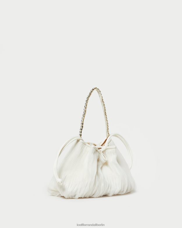 Loeffler Randall Frauen Layne-Faltenbeutel mit Strasssteinen RHV8H371 Perle Taschen