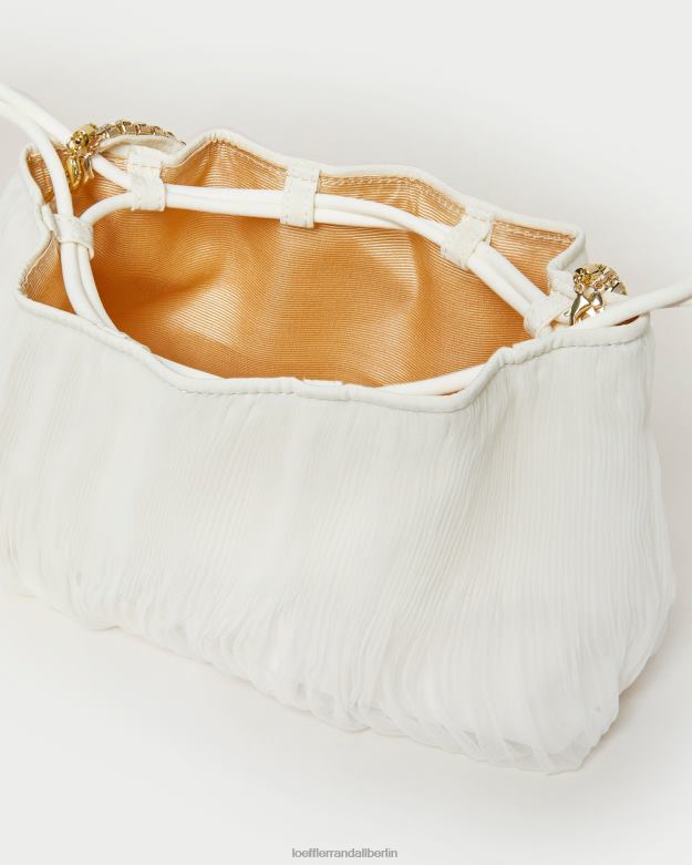 Loeffler Randall Frauen Layne-Faltenbeutel mit Strasssteinen RHV8H371 Perle Taschen