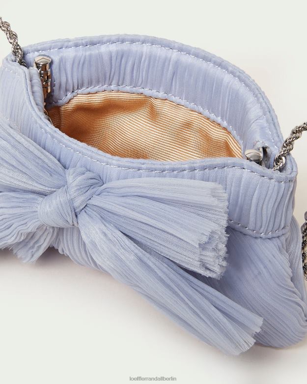 Loeffler Randall Frauen Rochelle Mini-Clutch mit Schleife RHV8H339 Blau Taschen