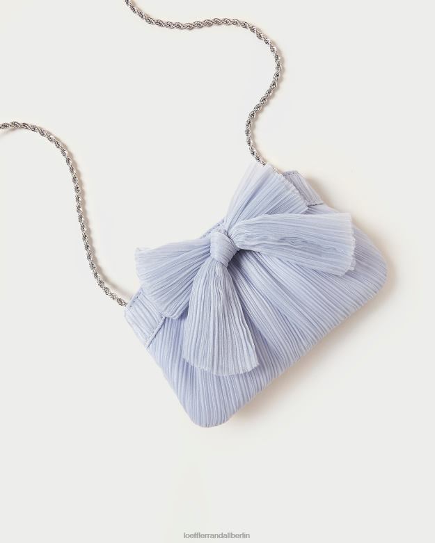Loeffler Randall Frauen Rochelle Mini-Clutch mit Schleife RHV8H339 Blau Taschen