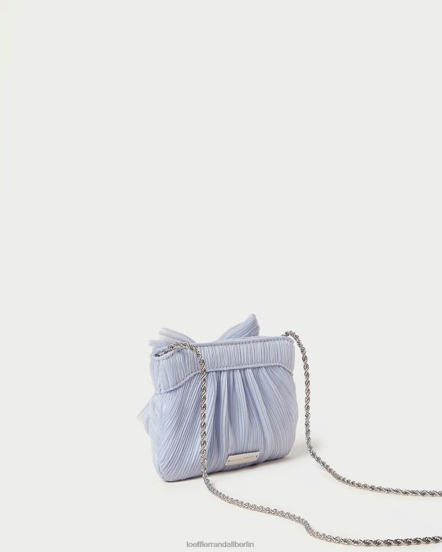 Loeffler Randall Frauen Rochelle Mini-Clutch mit Schleife RHV8H339 Blau Taschen
