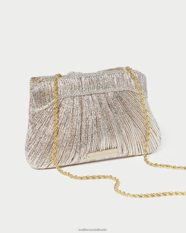 Loeffler Randall Frauen Rochelle Mini-Clutch mit Schleife RHV8H395 Sekt Taschen