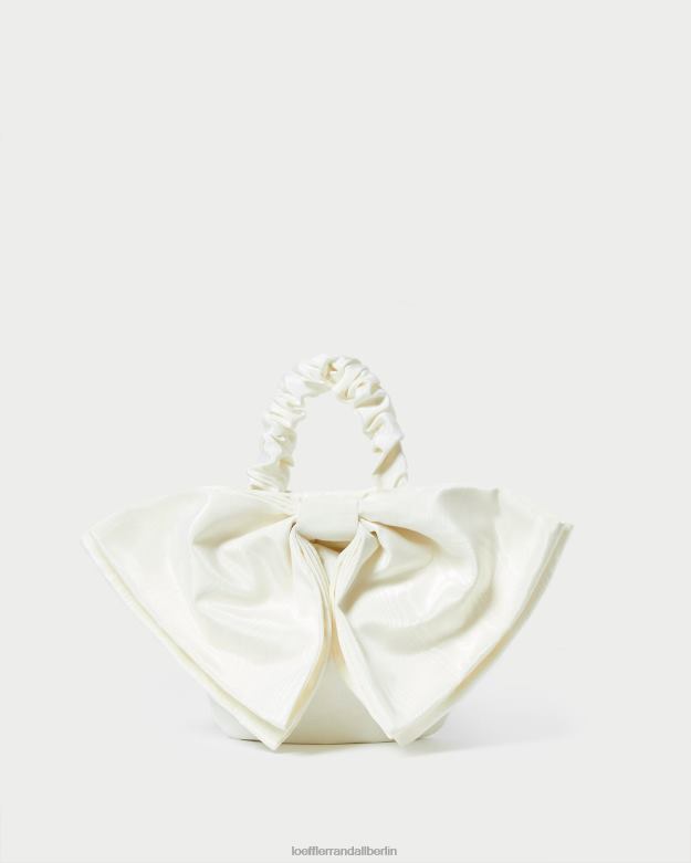 Loeffler Randall Frauen Sierra Mini-Clutch mit Schleife RHV8H396 Creme Taschen