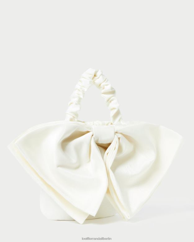 Loeffler Randall Frauen Sierra Mini-Clutch mit Schleife RHV8H396 Creme Taschen