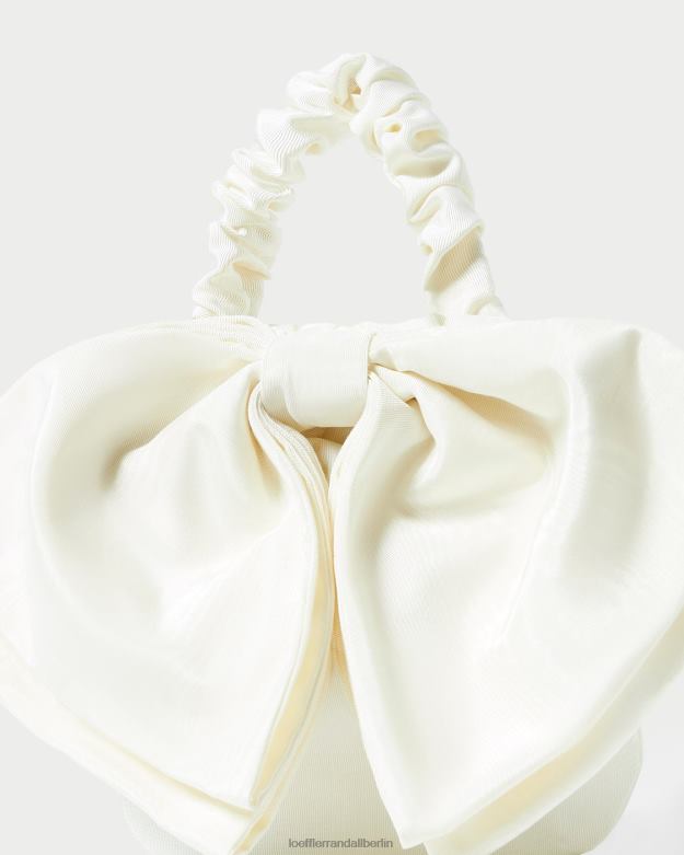 Loeffler Randall Frauen Sierra Mini-Clutch mit Schleife RHV8H396 Creme Taschen