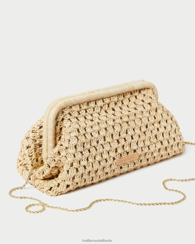 Loeffler Randall Frauen Trudie-Rahmenkupplung RHV8H390 natürlich Taschen