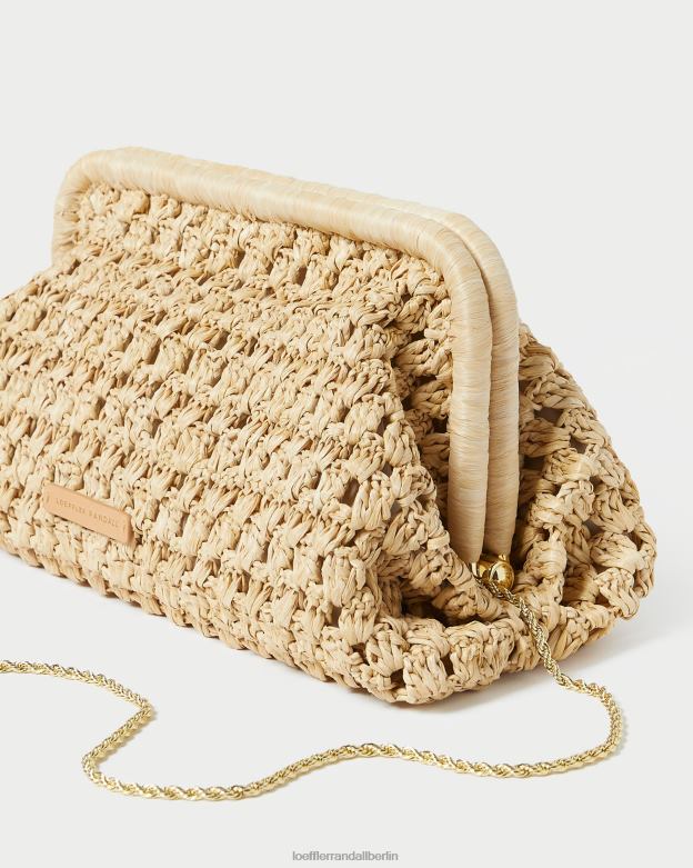 Loeffler Randall Frauen Trudie-Rahmenkupplung RHV8H390 natürlich Taschen