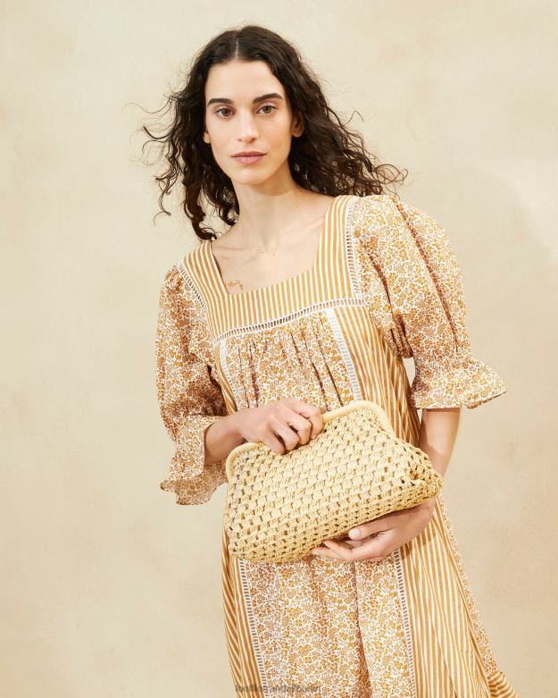 Loeffler Randall Frauen Trudie-Rahmenkupplung RHV8H390 natürlich Taschen