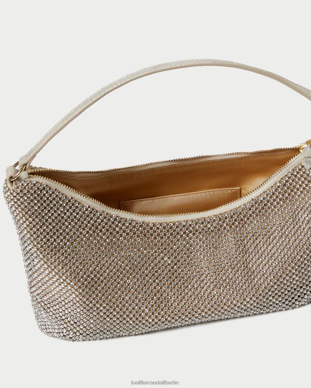 Loeffler Randall Frauen Cam-Strass-Baguette-Tasche RHV8H399 Gold Taschen