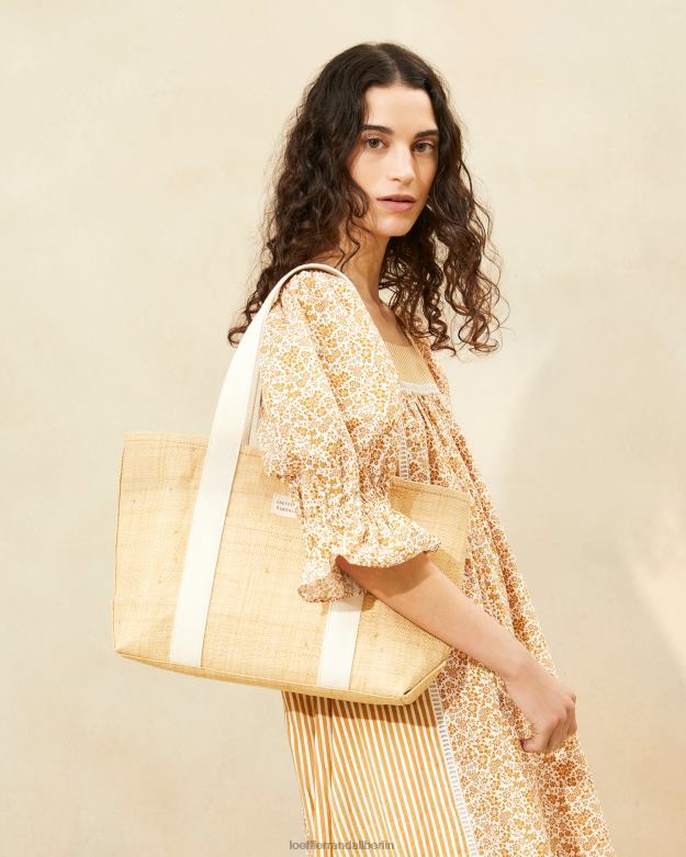 Loeffler Randall Frauen Bennett mittelgroße Tragetasche RHV8H316 natürlicher Bast Taschen
