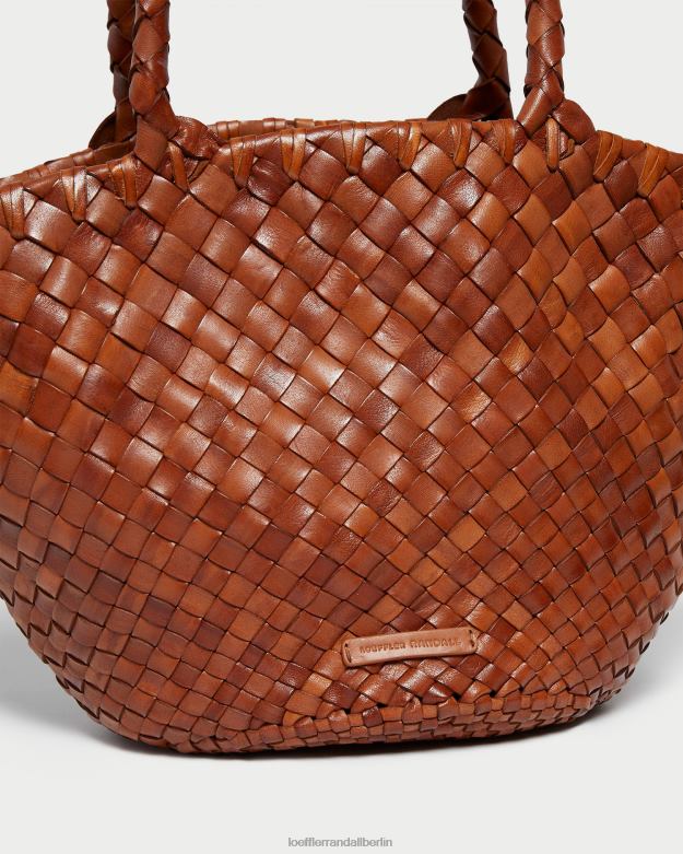 Loeffler Randall Frauen Kai-Tasche aus gewebtem Leder RHV8H318 Holz Taschen