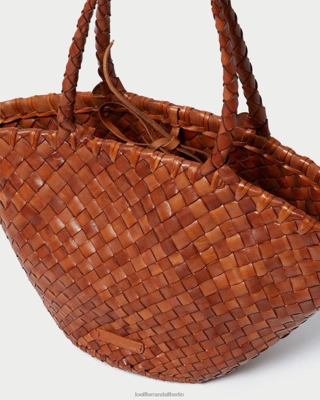 Loeffler Randall Frauen Kai-Tasche aus gewebtem Leder RHV8H318 Holz Taschen