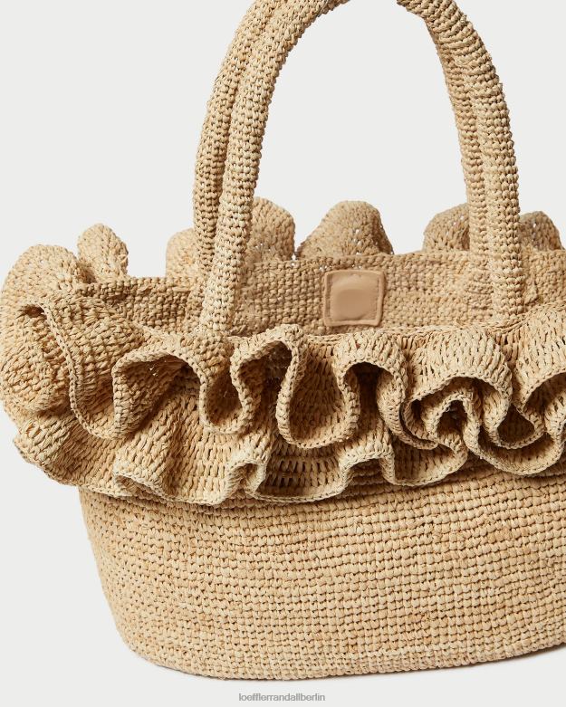 Loeffler Randall Frauen Lori Bast-Rüschentasche RHV8H322 natürlich Taschen