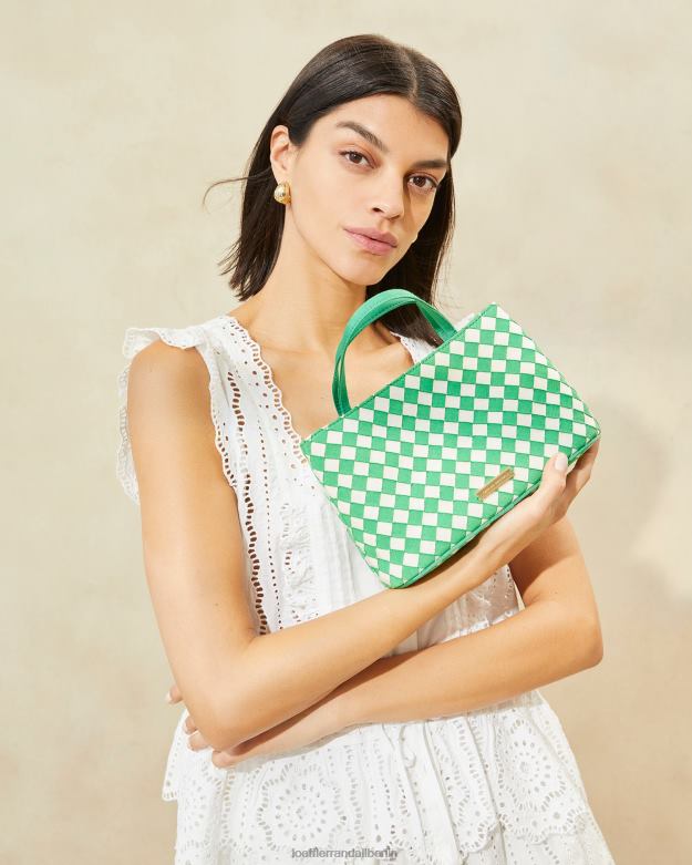 Loeffler Randall Frauen Minnow-Minitasche RHV8H320 grün/creme Taschen