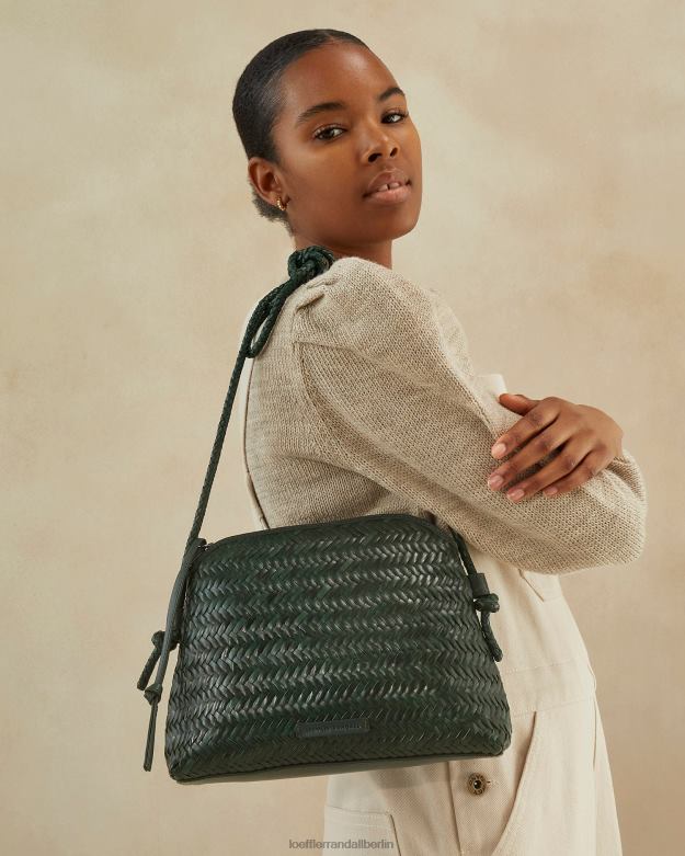 Loeffler Randall Frauen Mallory gewebte Umhängetasche RHV8H326 Wald Taschen