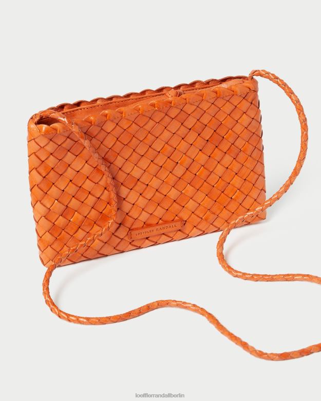 Loeffler Randall Frauen Marison gewebte Umhängetasche RHV8H329 Mandarine Taschen