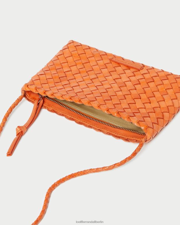 Loeffler Randall Frauen Marison gewebte Umhängetasche RHV8H329 Mandarine Taschen