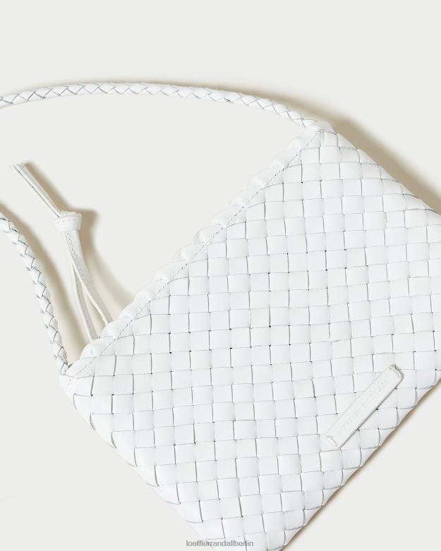 Loeffler Randall Frauen Marison gewebte Umhängetasche RHV8H330 Weiß Taschen