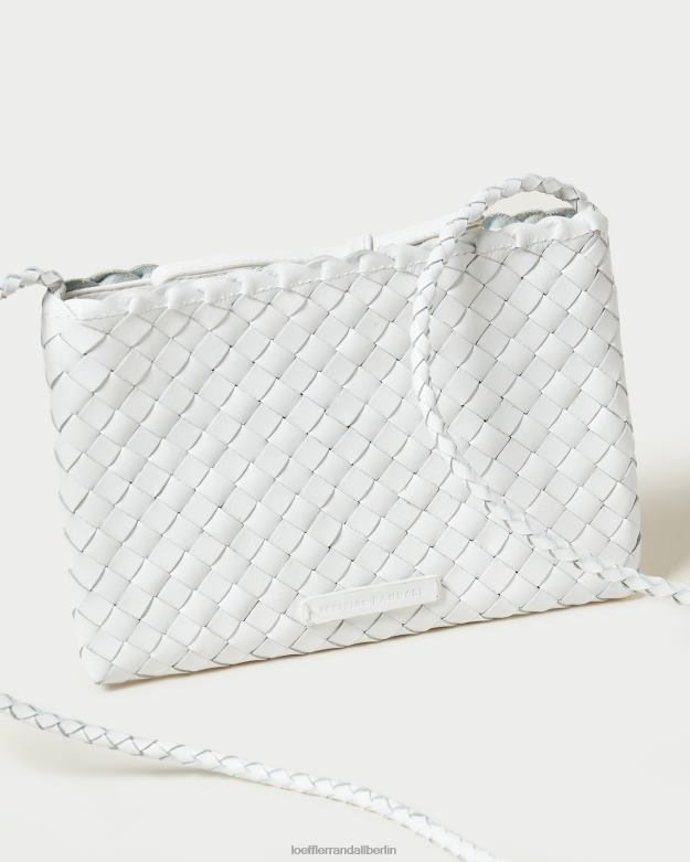 Loeffler Randall Frauen Marison gewebte Umhängetasche RHV8H330 Weiß Taschen