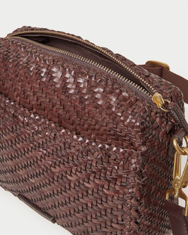 Loeffler Randall Frauen Patricia gewebte Kameratasche RHV8H327 Schokolade Taschen