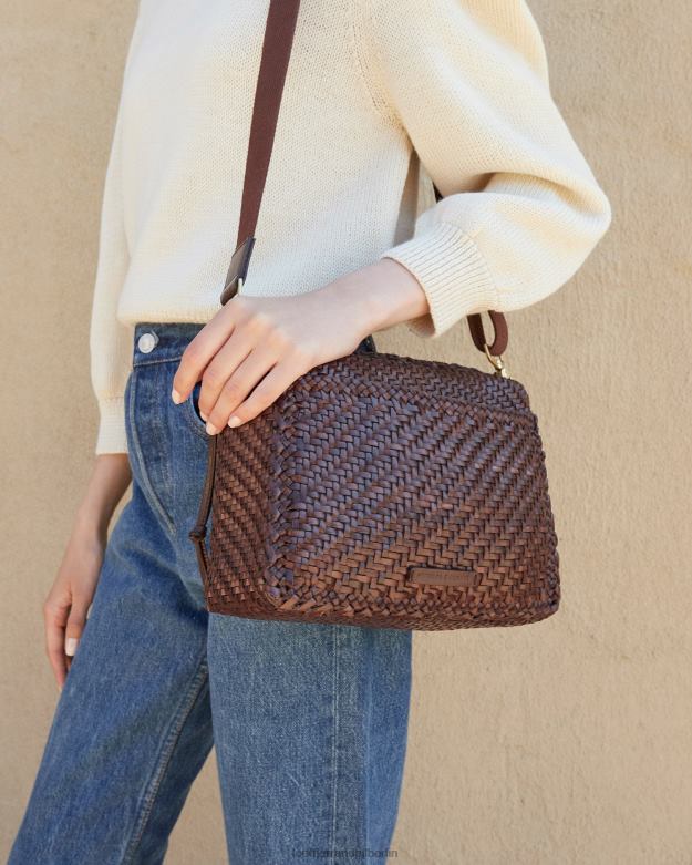 Loeffler Randall Frauen Patricia gewebte Kameratasche RHV8H327 Schokolade Taschen