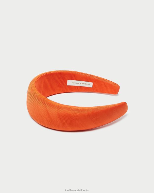 Loeffler Randall Frauen Bellamy Moiré-Stirnband RHV8H159 Mandarine Zubehör