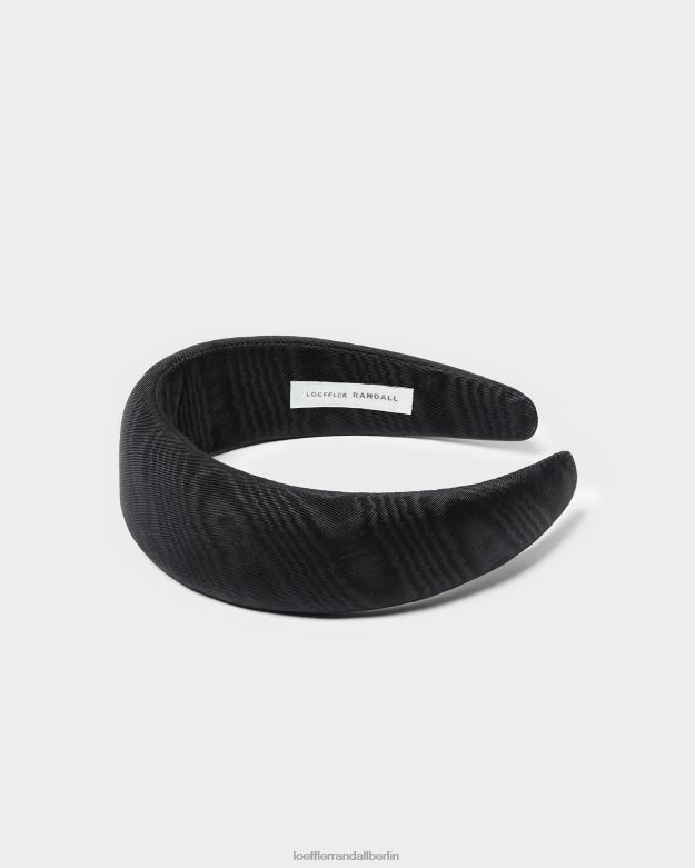 Loeffler Randall Frauen Bellamy-Stirnband RHV8H148 schwarzes Moiré Zubehör