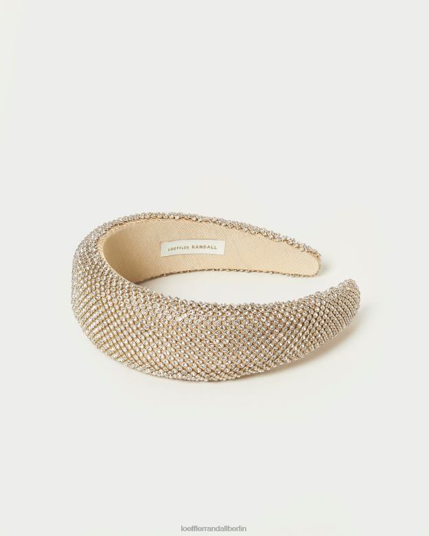 Loeffler Randall Frauen Bellamy-Stirnband mit Diamanten RHV8H141 Gold Zubehör