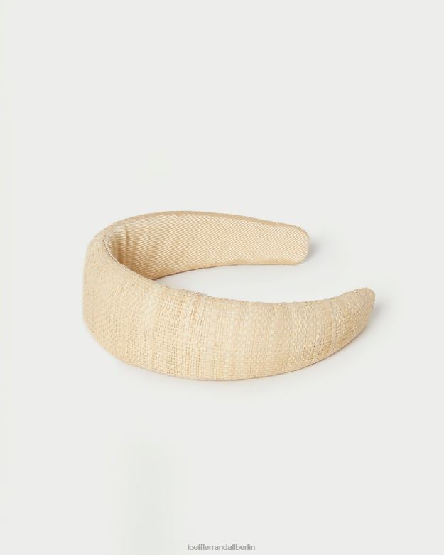 Loeffler Randall Frauen Bellamys bauschiges Stirnband RHV8H144 natürlich Zubehör