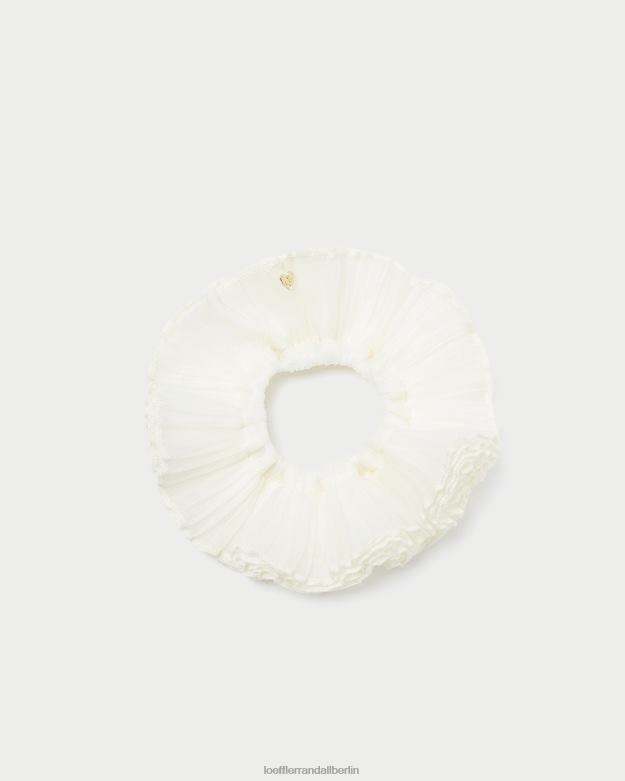 Loeffler Randall Frauen Emmy plissiertes Lagen-Scrunchie RHV8H161 Perle Zubehör