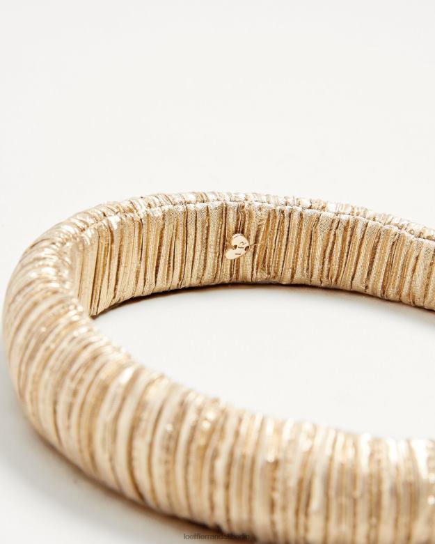 Loeffler Randall Frauen Marina Puffy-Stirnband RHV8H138 Gold Zubehör