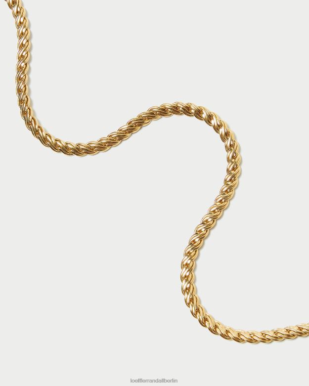 Loeffler Randall Frauen Halskette mit Allegra-Schloss RHV8H409 Gold Zubehör