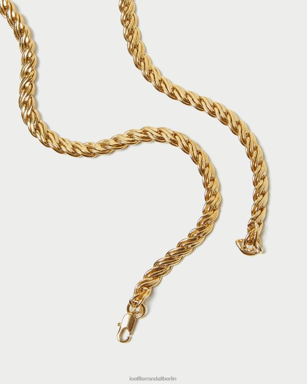 Loeffler Randall Frauen Halskette mit Allegra-Schloss RHV8H409 Gold Zubehör
