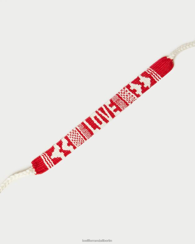Loeffler Randall Frauen Ich liebe Xoxo-Armbänder RHV8H406 rot Rosa Zubehör