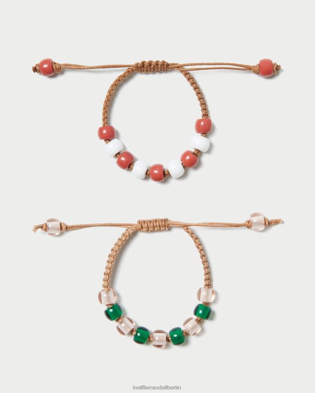 Loeffler Randall Frauen Zena-Perlenarmband-Set RHV8H407 rosa multi Zubehör